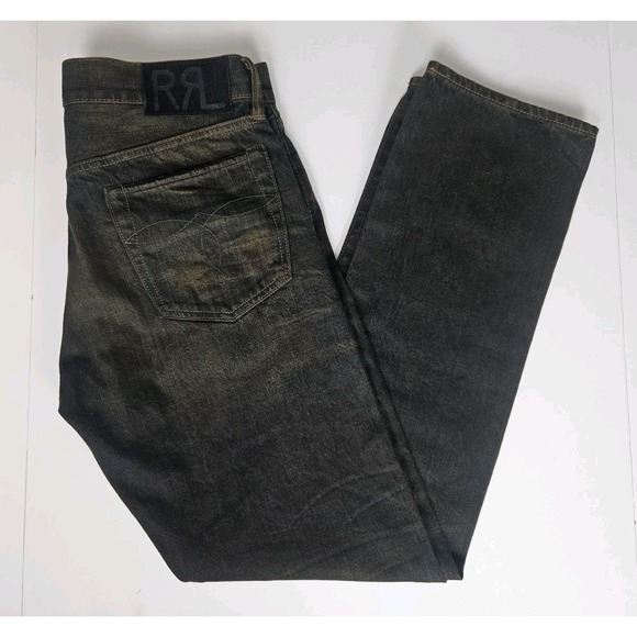 RRL Other - RRL Ralph Lauren Men's Slim Fit Shuttle Woven Sanforized Selvedge Jeans 32x30